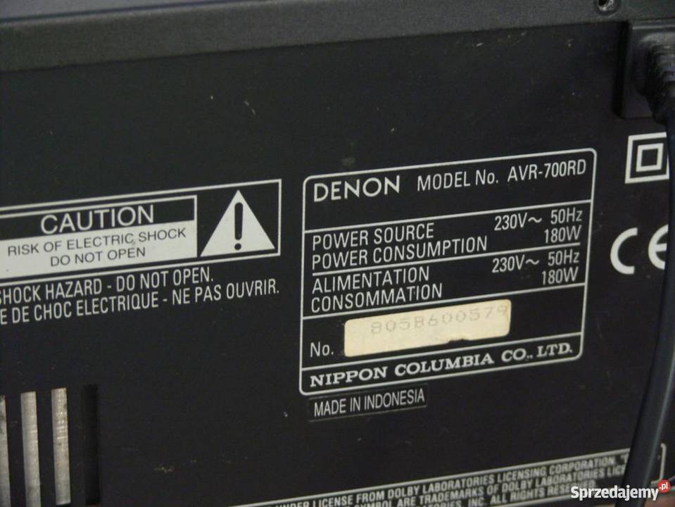 Amplituner Denon AVR700 RDS WYSYŁKA sprzedam