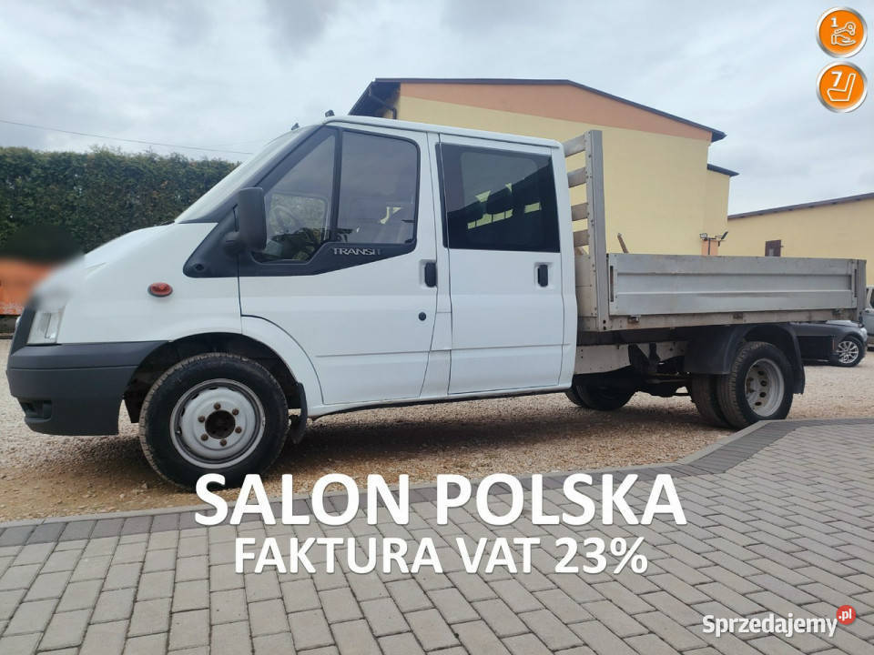Ford Transit doka 7 osób na bliźniaku skrzynia Rok produkcji 2006 śląskie Chełm Śląski