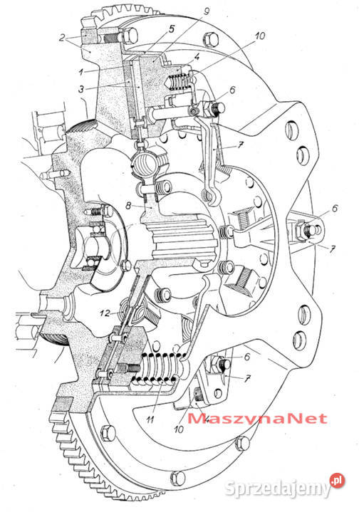 Docisk sprzęgła Praga V3S Kraków