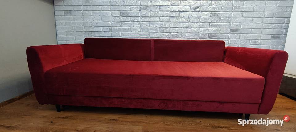 Kanapa welurowa 195x142 142cm Płock