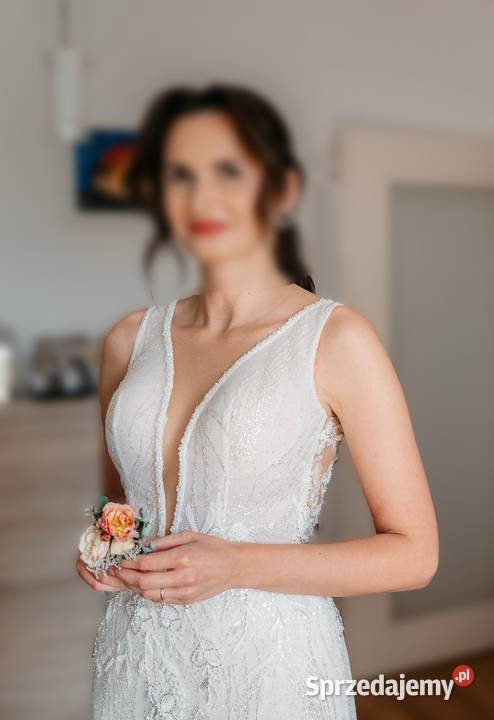 Sprzedam SUKNIĘ SLUBNĄ z trenem model DELIGHTA Kraków