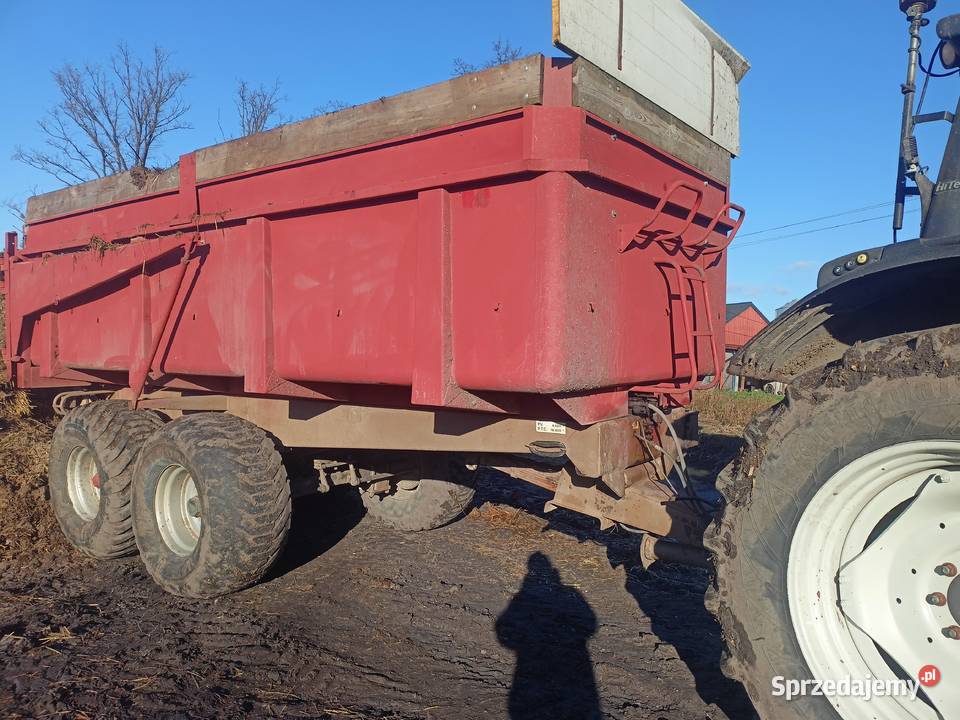 Przyczepa skorupa 12t brimont nieuszkodzony Turek