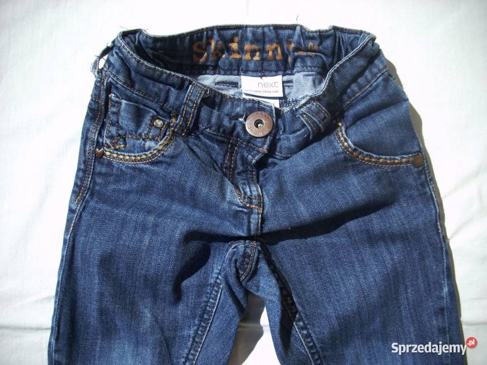 Next Spodnie dziewczęce Jeans Skinny 104 Nowy Sącz