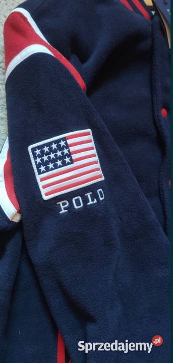 Ralph Lauren Bomberka pluszowa na guziki Odzież codzienna mazowieckie Warszawa