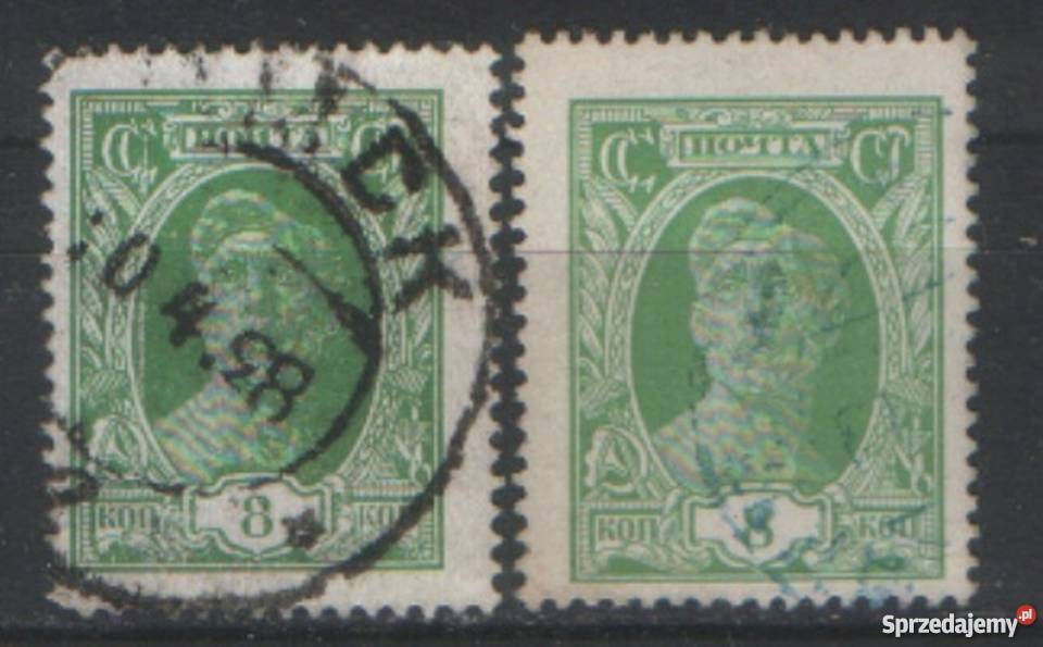 Zn ZSRR Mi 344a b kas 1927