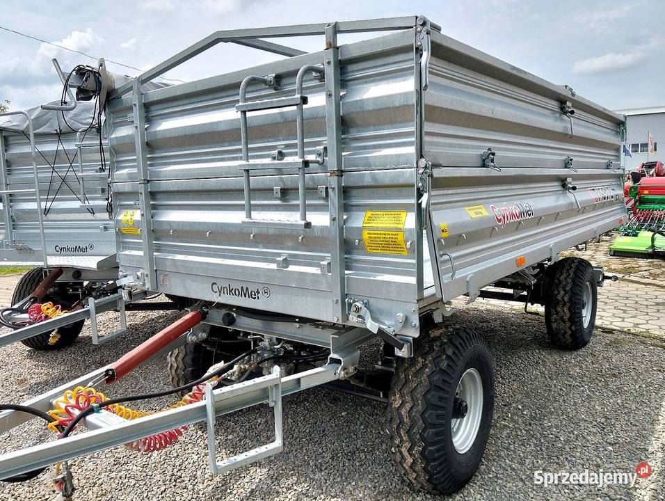 Przyczepa RĘKI dwuosiowa wywrotka 6 ton Cynkomet nieuszkodzony Zamość sprzedam