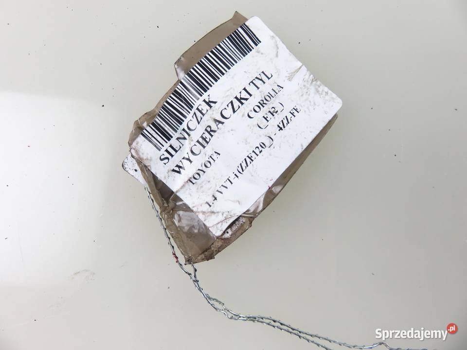 SILNICZEK WYCIERACZKI TYŁ TOYOTA COROLLA E12