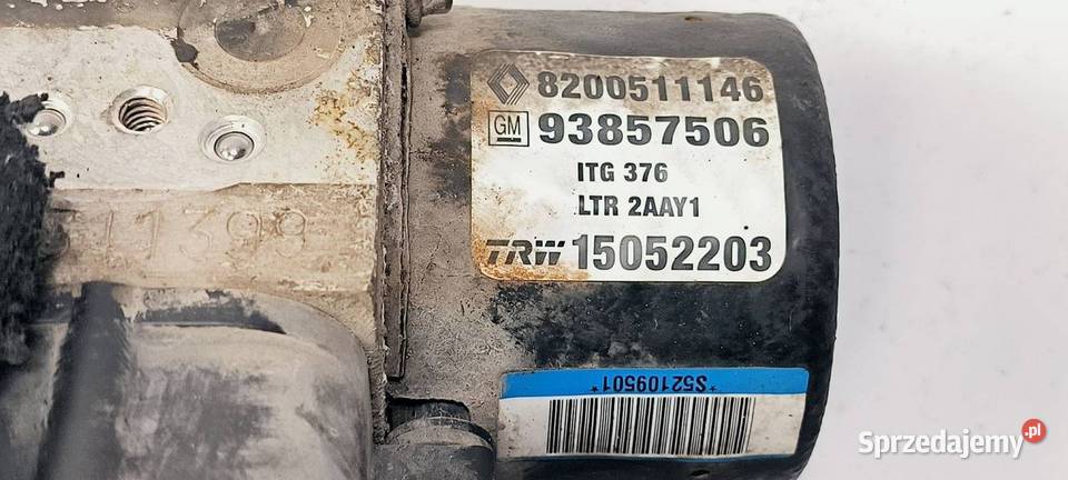POMPA ABS HAMULCOWA OPEL VIVARO II 8200511146 kujawsko-pomorskie Lipno