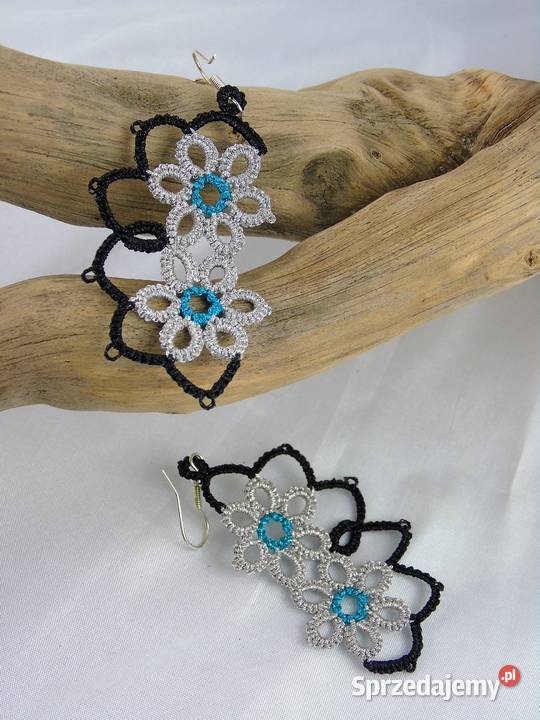 Kolczyki koronkoweróżne wzory kolory