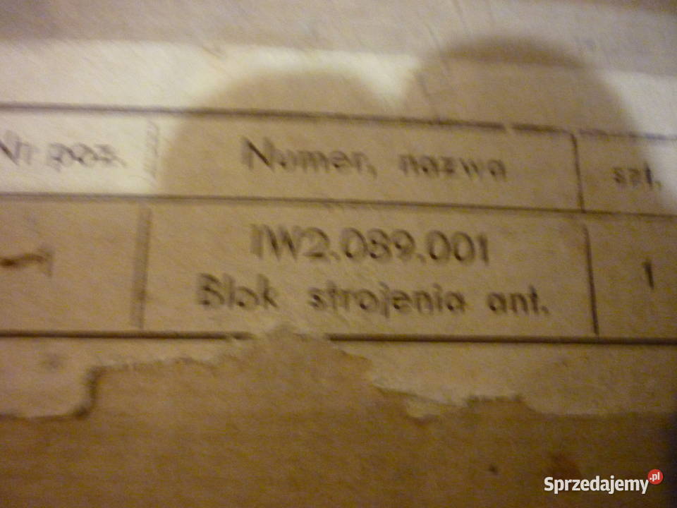 R123 blok strojenia anteny Produkcja Dębica