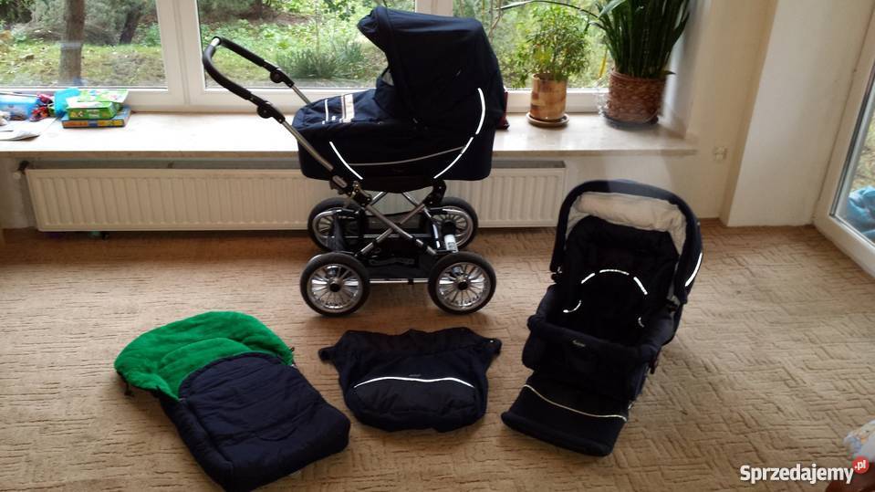 Emmaljunga City Cross stan Regulowany podnóżek Wielofunkcyjne Łomianki