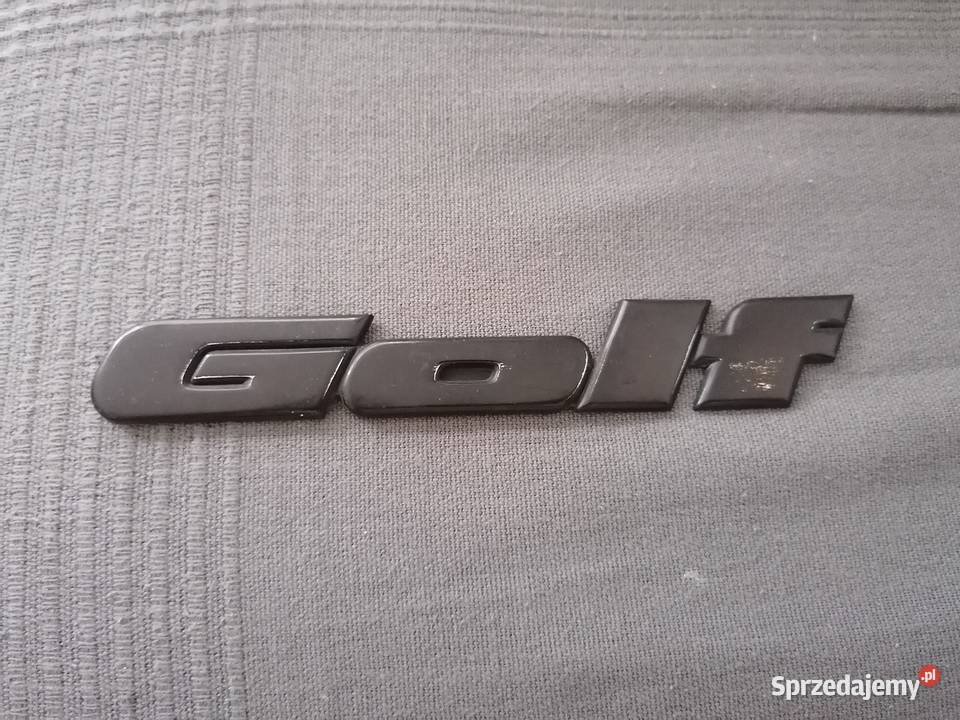 VW Golf znaczek emblemat logo napis
