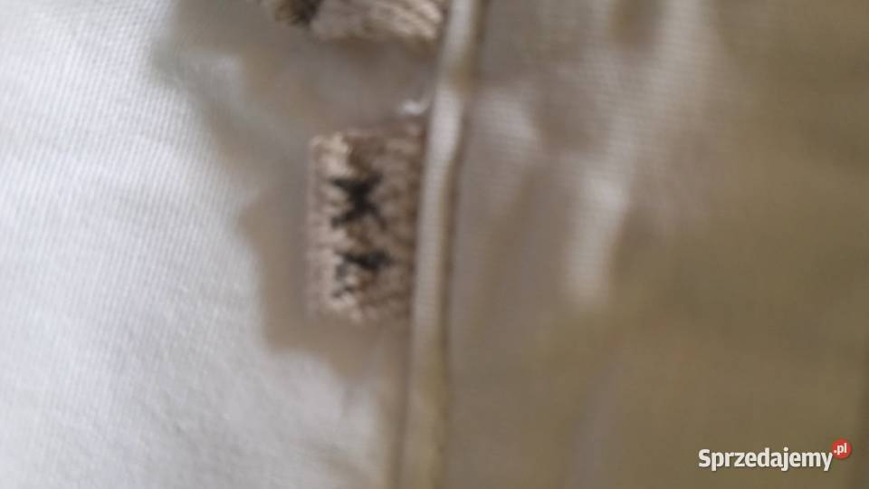 BIAŁA BAWEŁNIANA FRANCUSKA BLUZKA NA ZAMEK r 42 Rozmiar 42(XL)