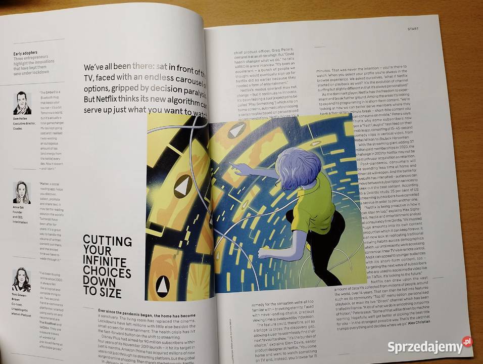WIRED magazyn 52021 czasopismo angielsku Złotniki sprzedam