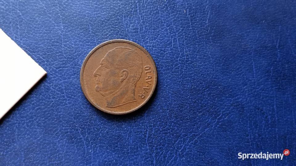 Stare monety 5 ore 1967 Norwegia Lesko