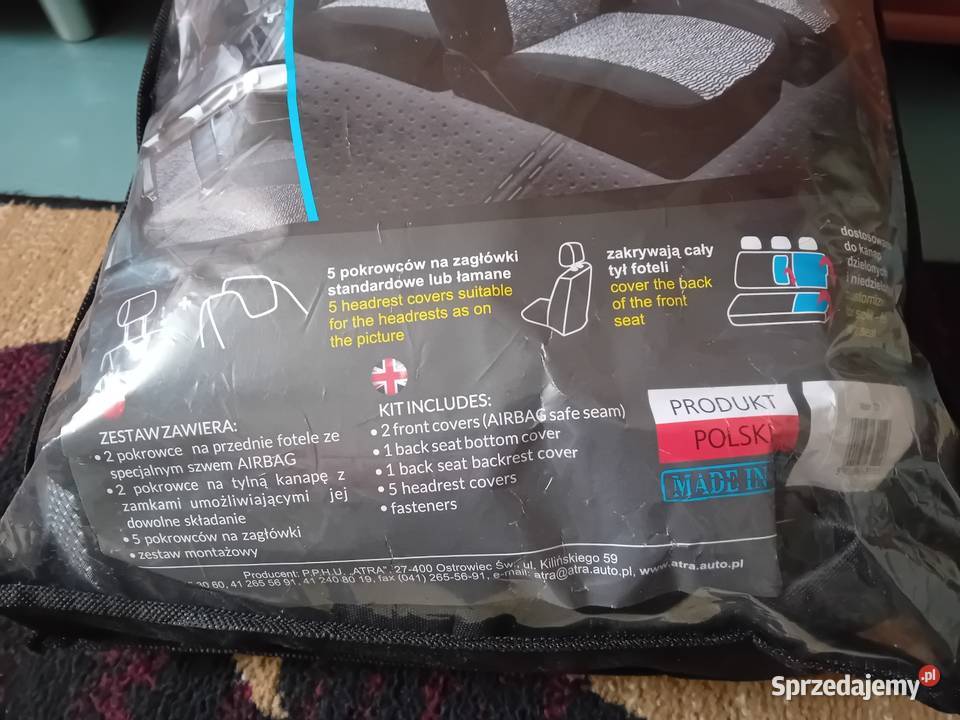 Komplet pokrowców samochodowych Warszawa