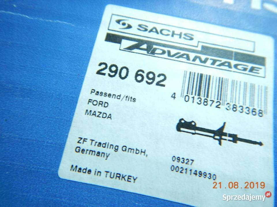 AMORTYZATOR TYLNY TYŁ FORD FIESTA MK4 9502 ASO lubelskie