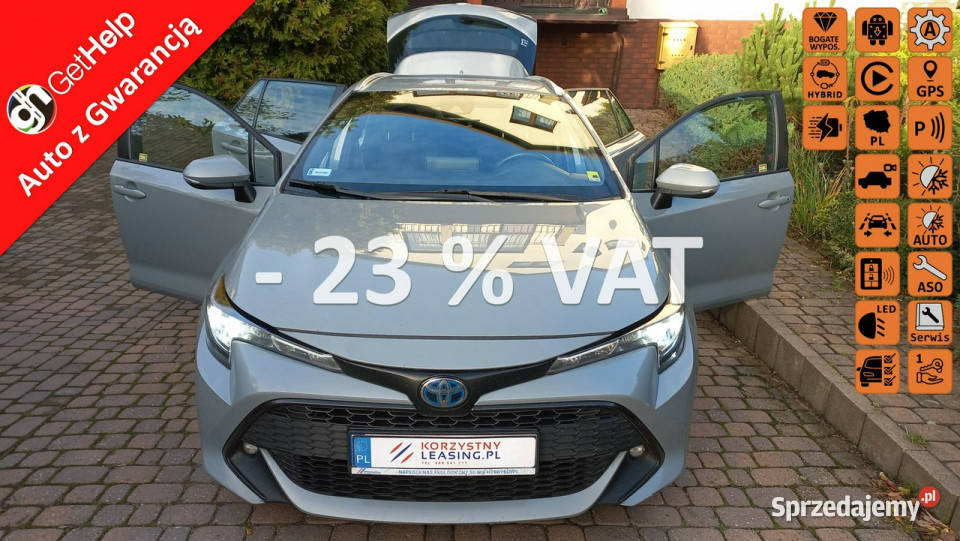 Toyota Corolla Comfort eCVT 18 Hybryda Pełna wspomaganie kierownicy Gdańsk sprzedam