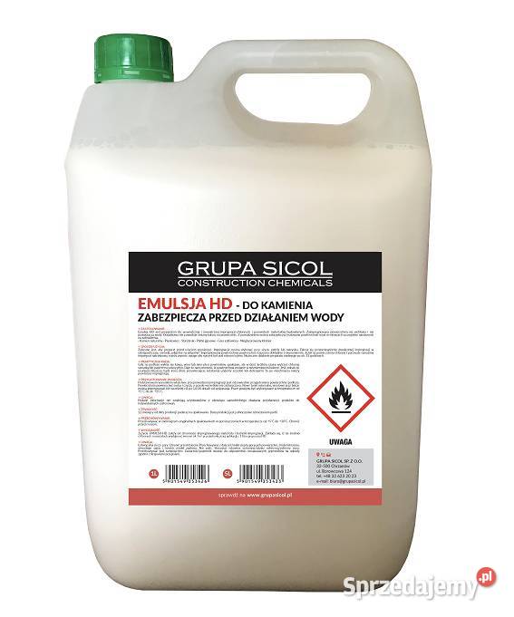 EMULSJA HD 1L zabezpiecza przed działaniem wody Nysa