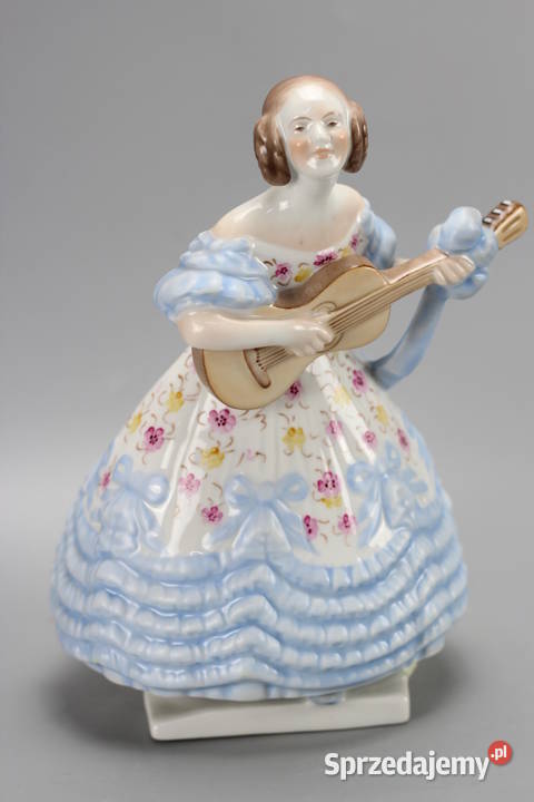 ARTexpert Figura figurka HEREND Dama z gitarą zachodniopomorskie Dobrzany