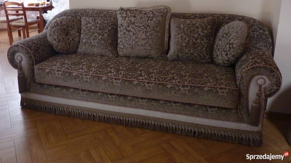 Sofa stylowa Greta klasyczna kanapa wypoczynek Łóżka, wersalki i sofy Niekłań Mały