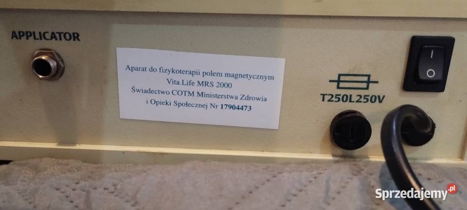 Materac magnetyczny rehabilitacja MRS 2000 Vita Sprzęt medyczny Kalisz sprzedam