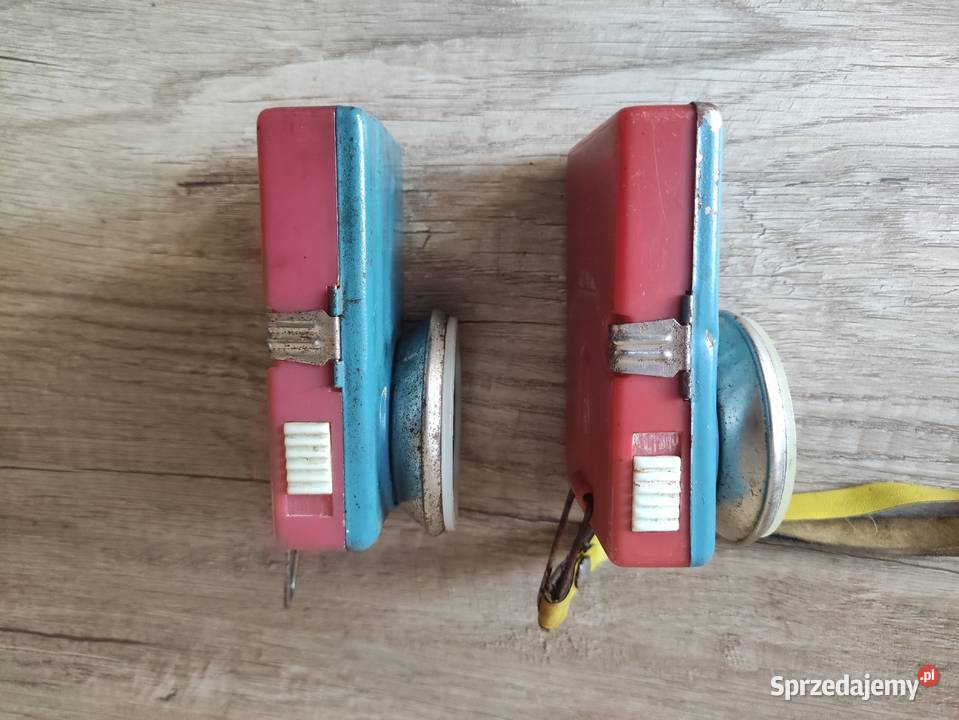 2x Zabytkowa latarka CZM DOM GOS 45V bateria