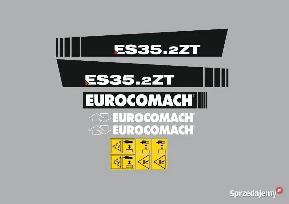 Naklejki oklejenie naklejka EUROCOMACH ES352ZT Janików sprzedam