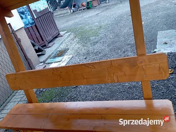 Nowa Altanka Sprzedajemy Taniej jako Nie drewno Ławy i ławki śląskie Golasowice