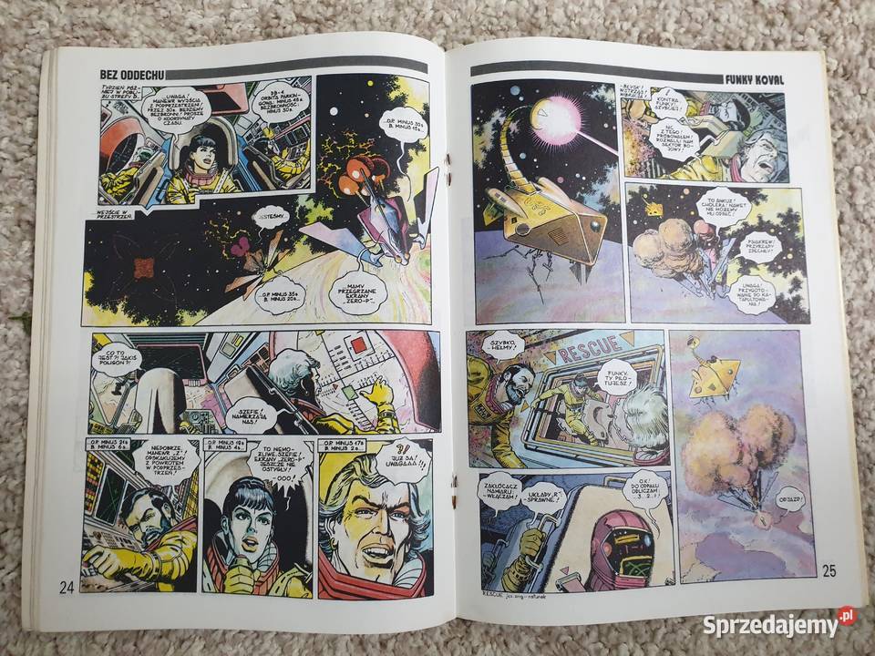 Funky Koval cz1 i 2 Komiks Fantastyka Bousław Polskie Komiksy Gdynia