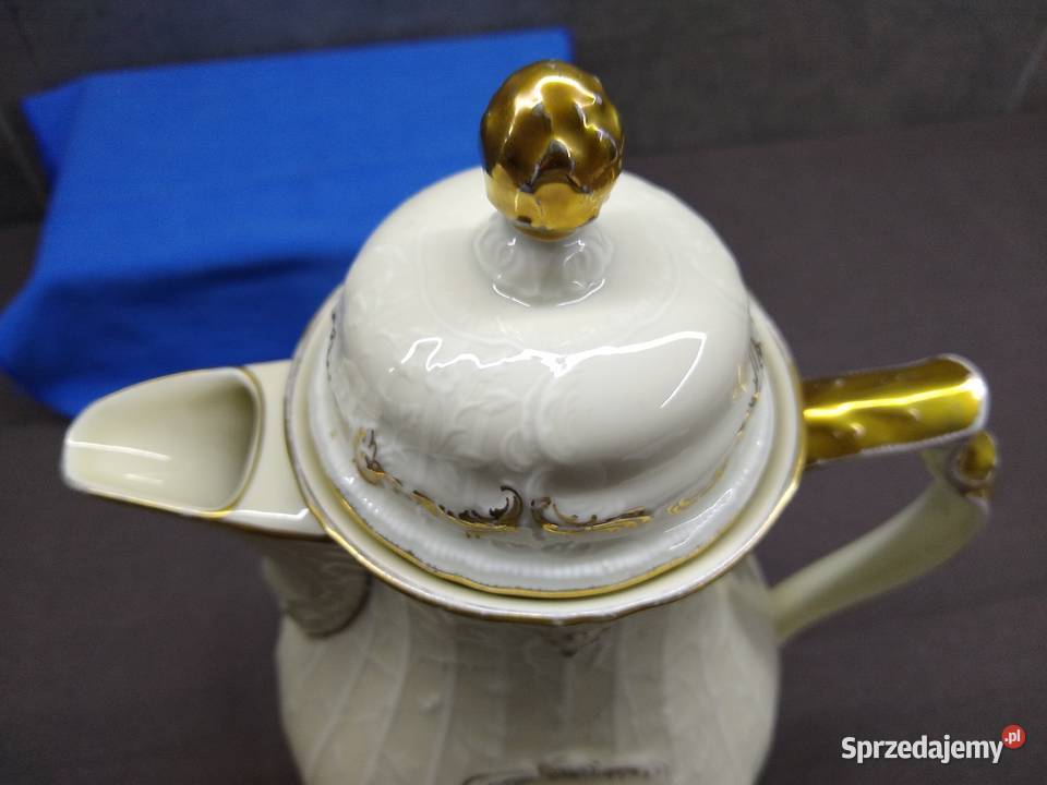 Dzbanek Rosenthal Sanssouci ecru złoto 28 Kalisz