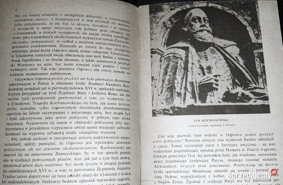 Odprawa posłów greckich Jan Kochanowski Chełm