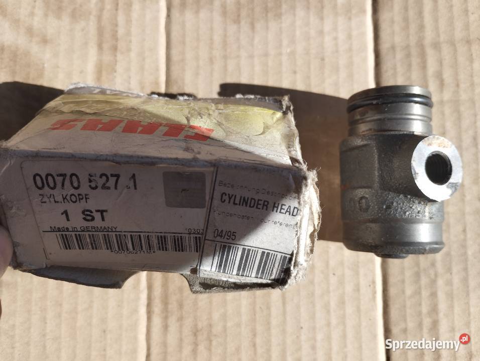 Główka cylindra 0000705271 CLAAS 0705271 CLAAS podlaskie Kuźnica sprzedam
