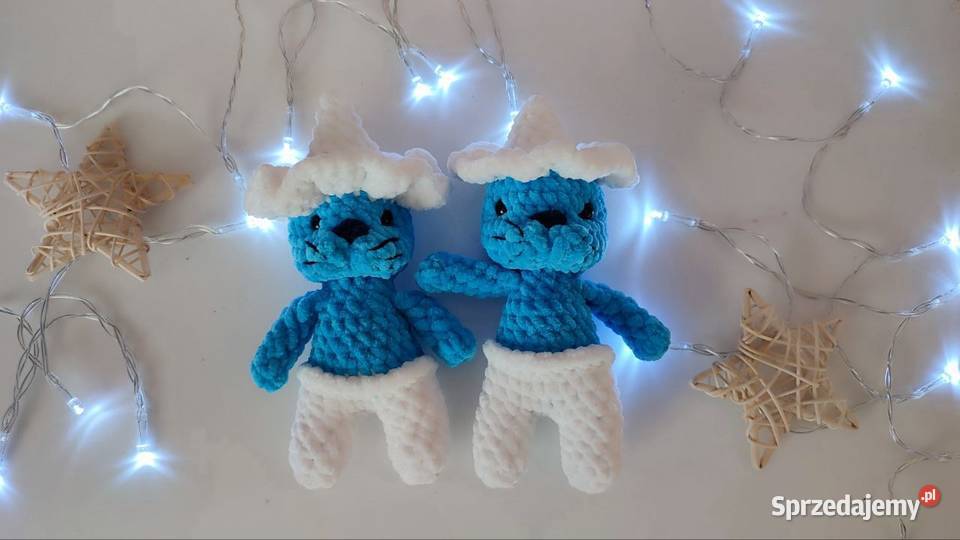 Szydełkowy zabawk szydełkowy smurfkot Kraków