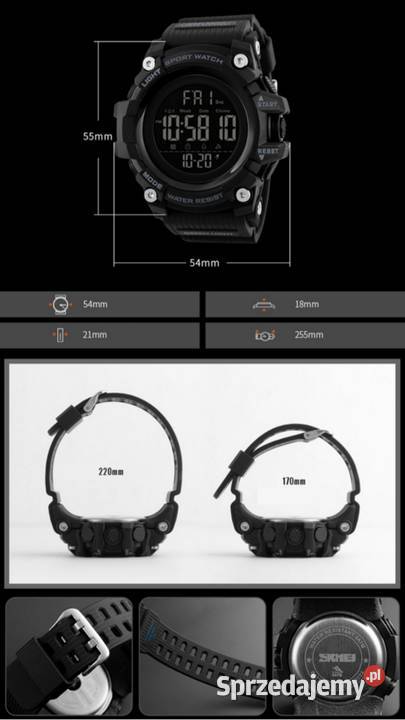 Zegarek męski SKMEI elektroniczny czytelna Zabrodzie sprzedam