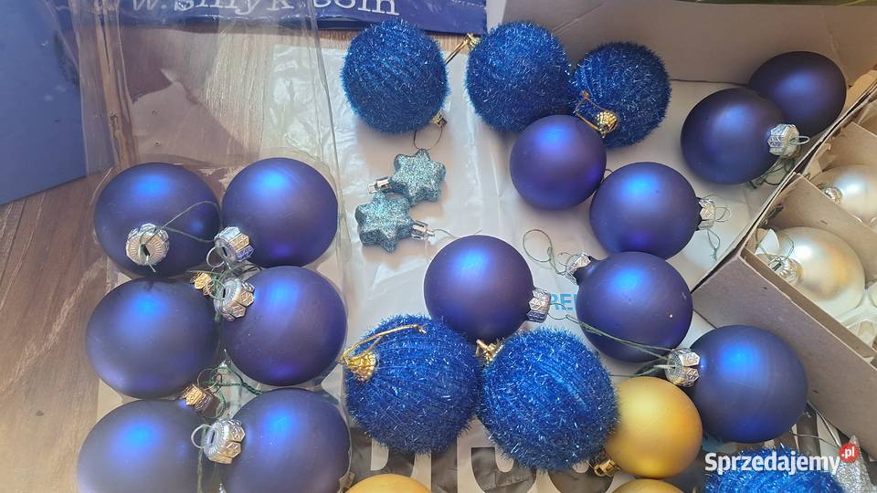 Bombki z PRLu zestaw komplet 50 mix Legionowo