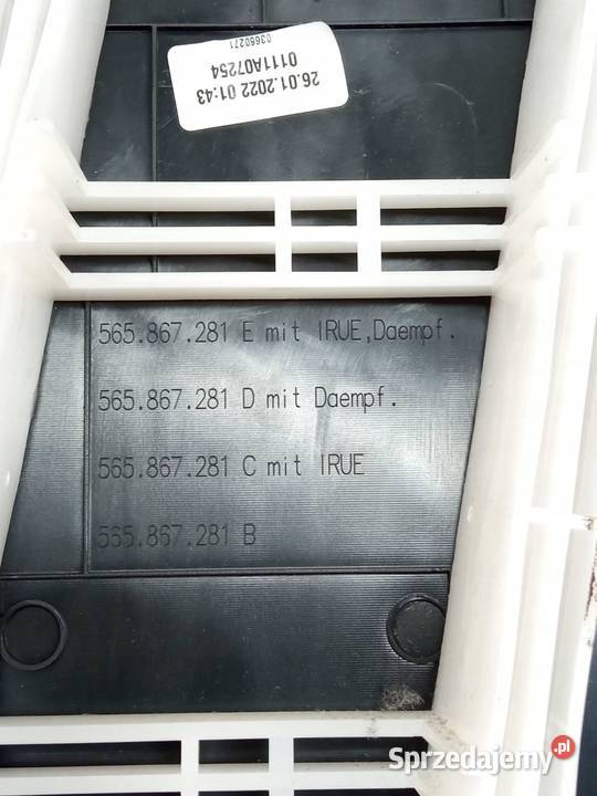 OSŁONA SŁUPKA B LEWA PRAWA KOMPLET 565867243C