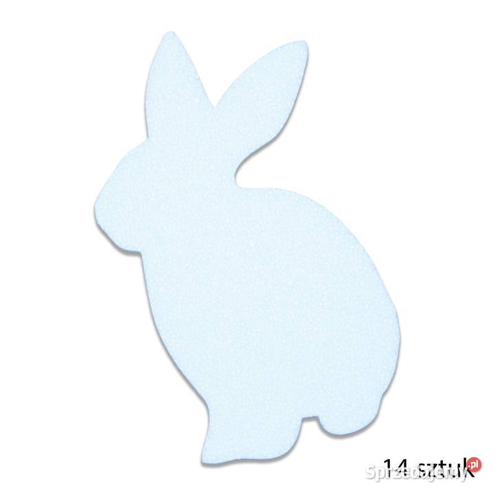 Styropianowe zajączki MIX wzorów Dekoracje DIY Dekoracje świąteczne podkarpackie Dębna