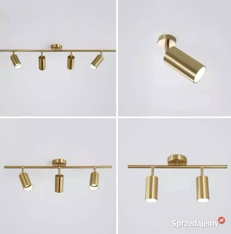 Nowoczesna lampa punktowa dwa punkty świetlne