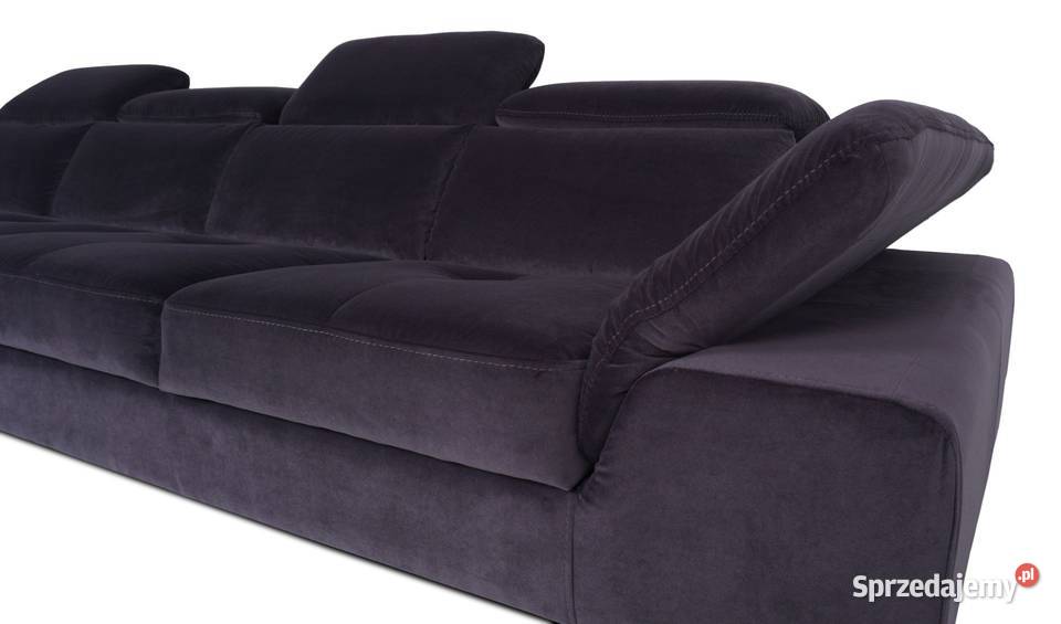 Kanapa z leżanką Regulowane Zagłówki Bok Tkanina skóra Warszawa sprzedam