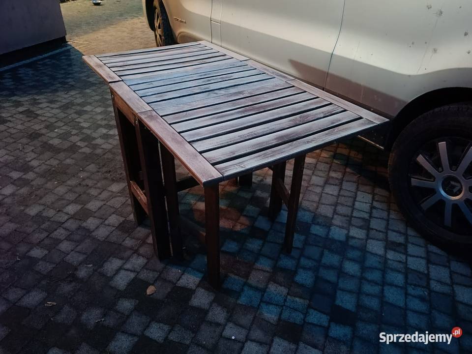 Stolik ogrodowy tarasowy rozkładany 72cm Stoły Lipno
