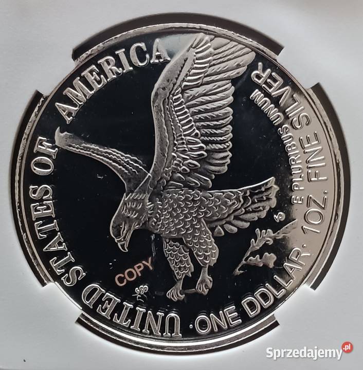1 Dolar USA 2023 r Libertyplaterowane Slab Kopia