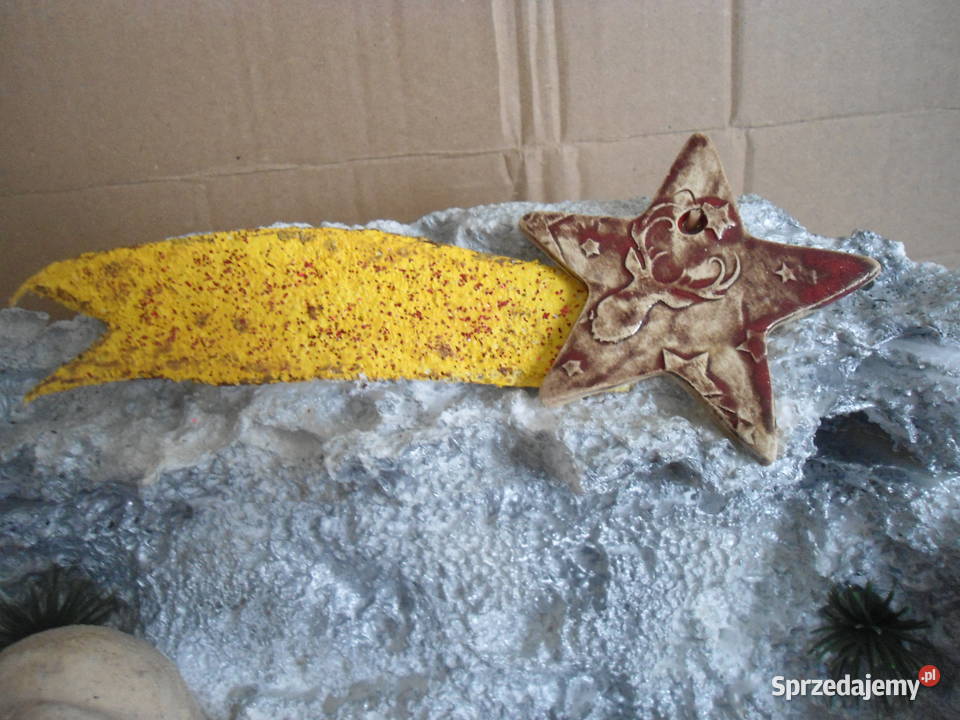 szopka Bożonarodzeniowa z figurkami rękodzieło Koszalin