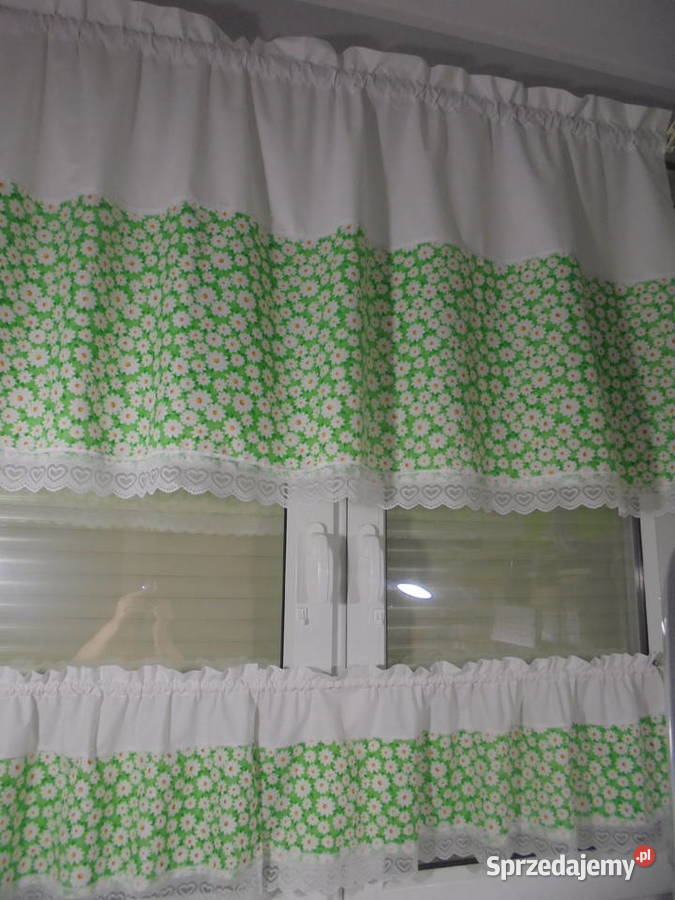 firanki komplety na okno zazdrostki SZYJEMY NA biały
