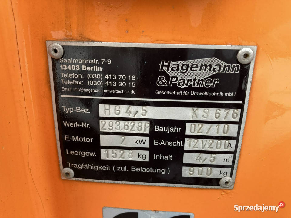 Mercedes Sprinter Sprinter 513 Śmieciarka Prasa Mercedes-Benz Syców