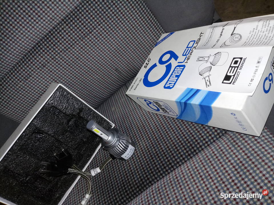 ŻAROWKI LED C9 SUPER LED HEADLIGHT lubelskie Szczebrzeszyn sprzedam