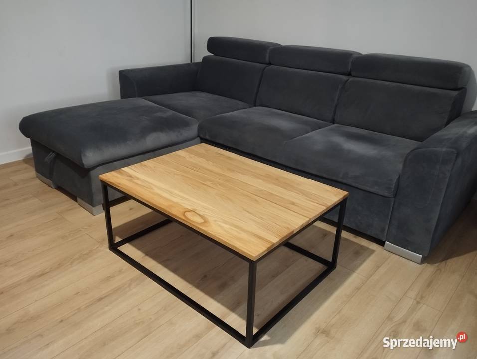 Stolik kawowy dębowy Loft Kluczbork