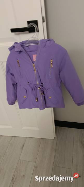 Kurtka wiosenno jesienna ocieplana dziewczęca