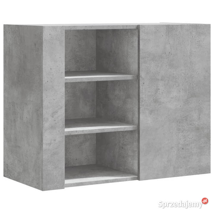 Szafka wisząca szarość betonu 75x35x60 WM848426 mazowieckie