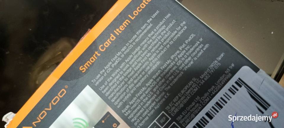 Lokalizator Novoo Smart Card 2 sztuki Zamość